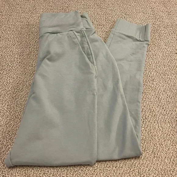 MESHKI SIZE SMALL GRAYISH BLUE JOGGERS - Picture 3 of 5